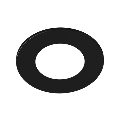 Luxrite LR24983 3-4" Trim Replacement - Round Black