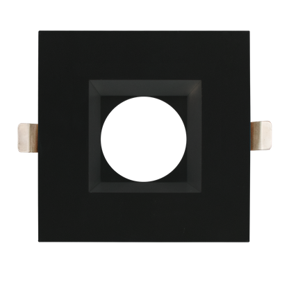 Luxrite LR24999 6" Square Trim Replacement - Black Finish