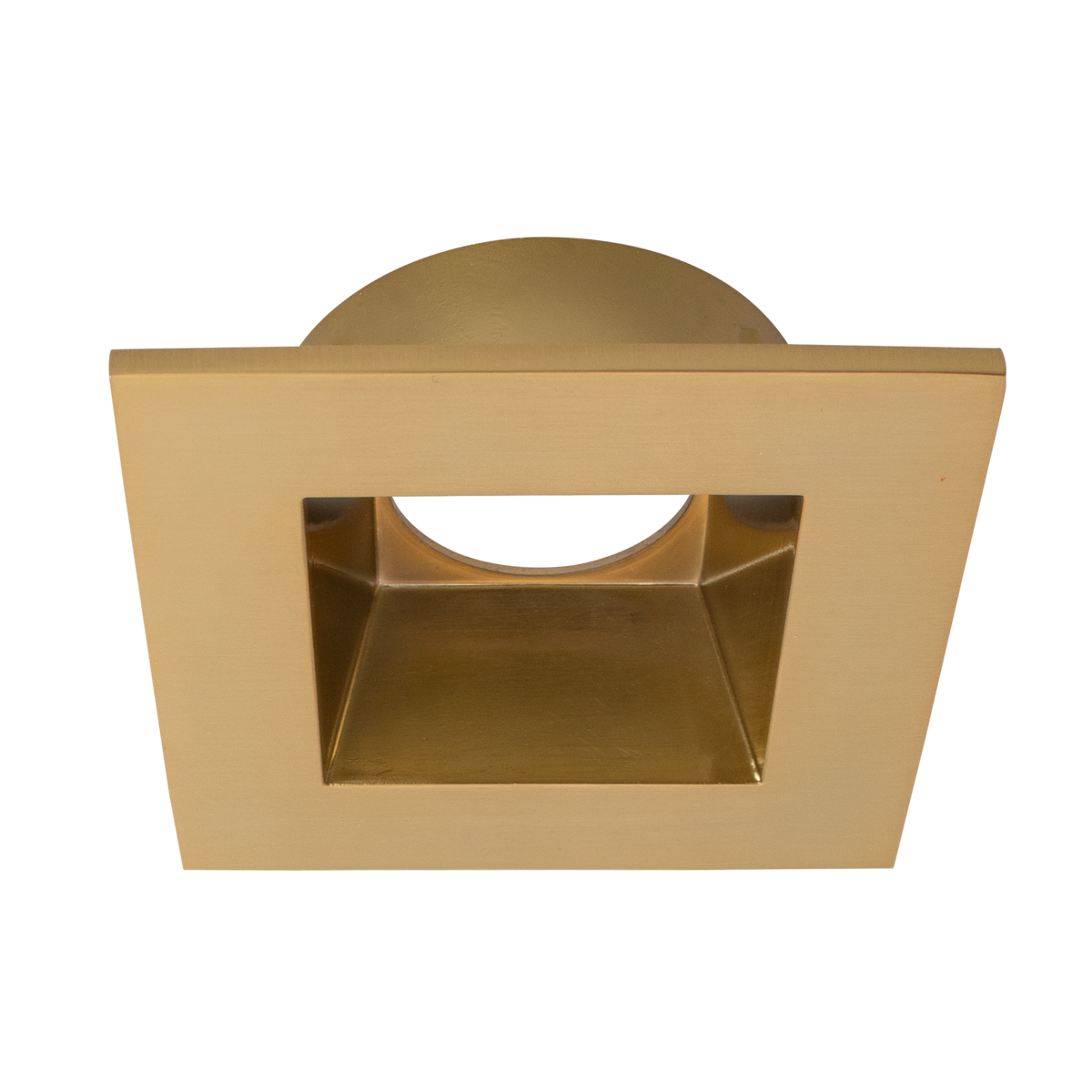 Luxrite LR25028 2" Interchangeable Trim - Square Brass Finish