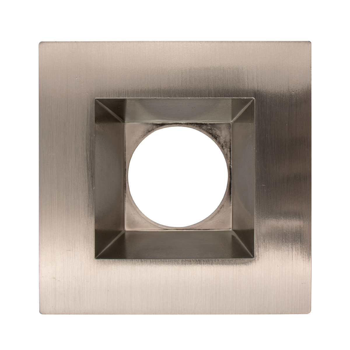 Luxrite LR25033 2" Interchangeable Trim - Square Brushed Nickel Finish