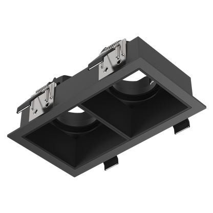 Luxrite LR25253 3" Architectural Module Black Trim Replacement - Two Head