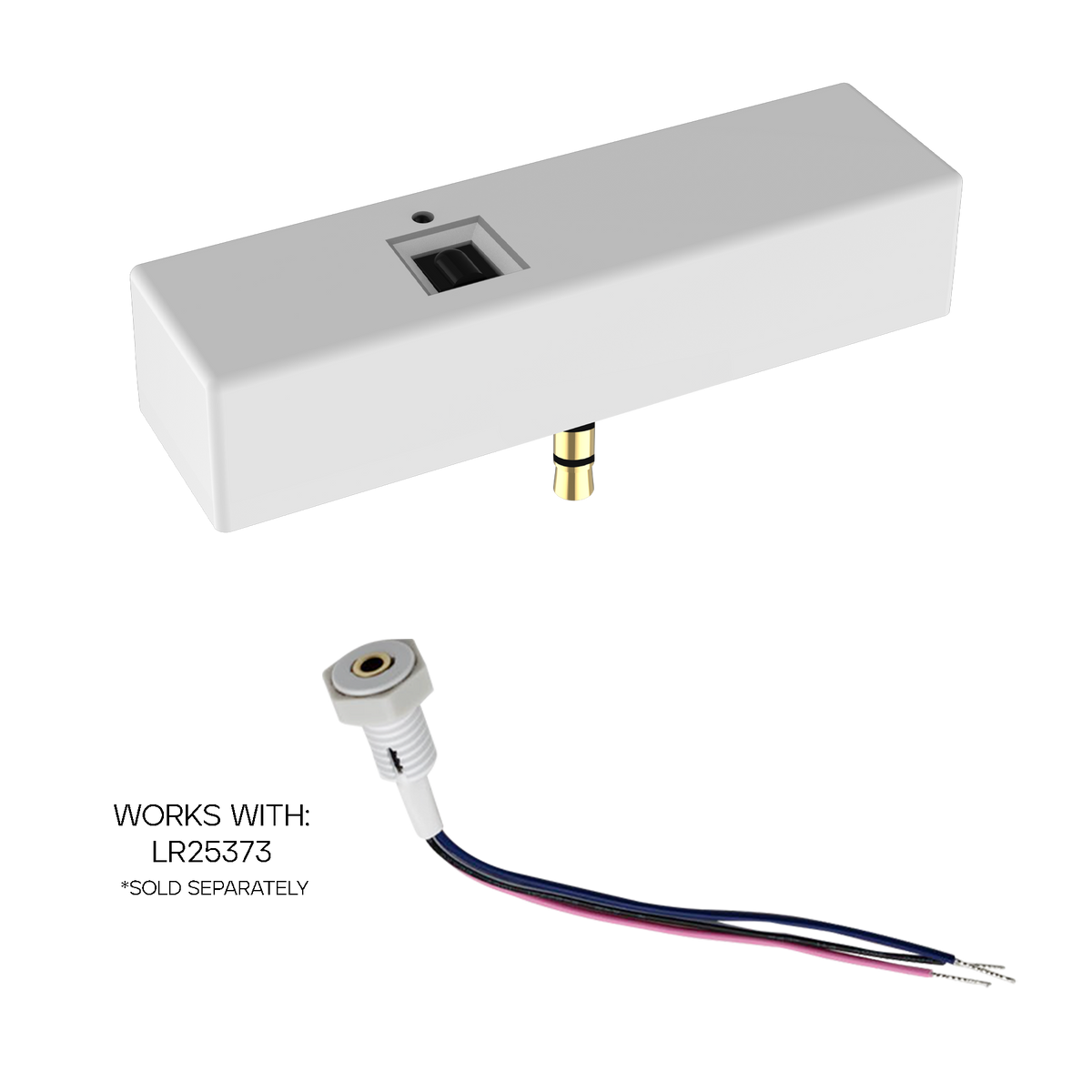 Luxrite LR25372 Microwave Bi-level DC Motion 1P Sensor - Audio Jack