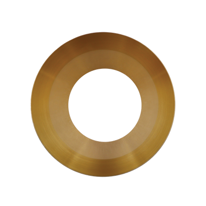 Luxrite LR25416 3" Regressed Trimless Push N' Lock Spotlight Snoot - Brass Finish