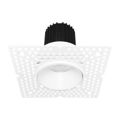 Luxrite LR25431 10W 1" Regressed Trimless Push N' Lock Spotlight - CCT Selectable 60º