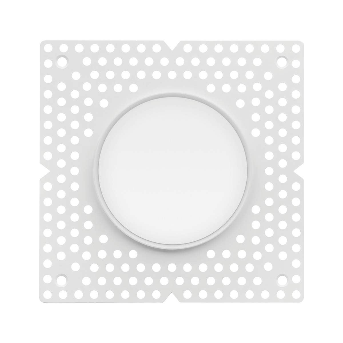 Luxrite LR25436 15W 3" Regressed Trimless Push N' Lock Spotlight - CCT Selectable Universal Voltage/dual Dimming/universal Voltage Round