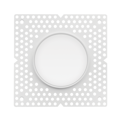 Luxrite LR25436 15W 3" Regressed Trimless Push N' Lock Spotlight - CCT Selectable Universal Voltage/dual Dimming/universal Voltage Round