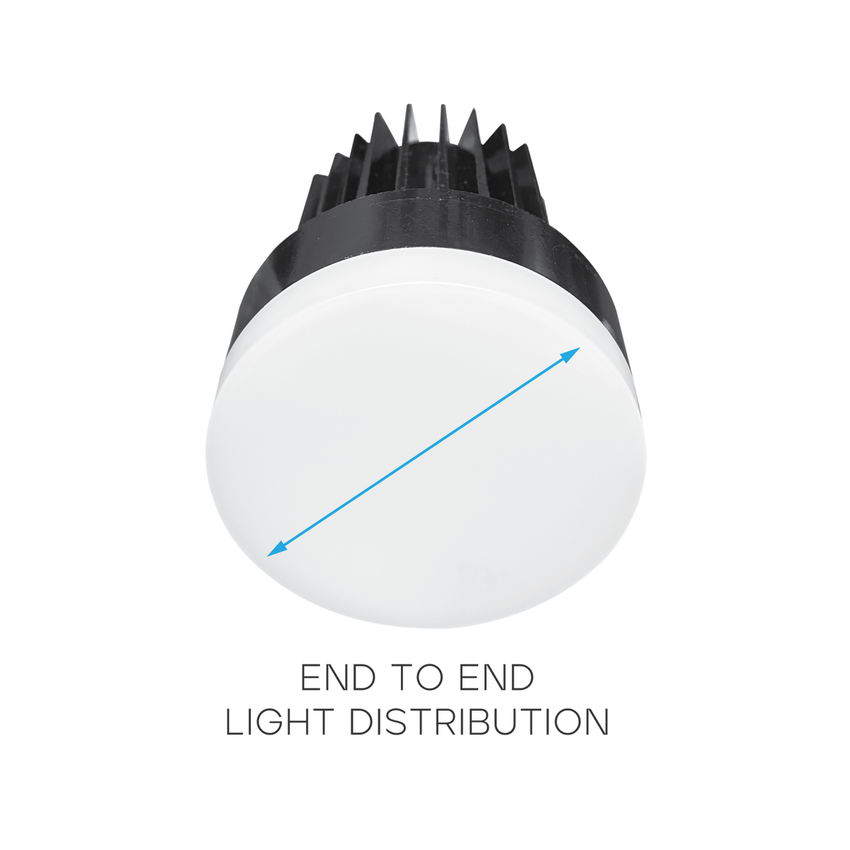 Luxrite LR25436 15W 3" Regressed Trimless Push N' Lock Spotlight - CCT Selectable Universal Voltage/dual Dimming/universal Voltage Round