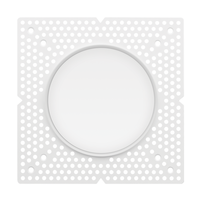 Luxrite LR25438 25W 4" Regressed Trimless Push N' Lock Spotlight - CCT Selectable Universal Voltage/dual Dimming/universal Voltage Round