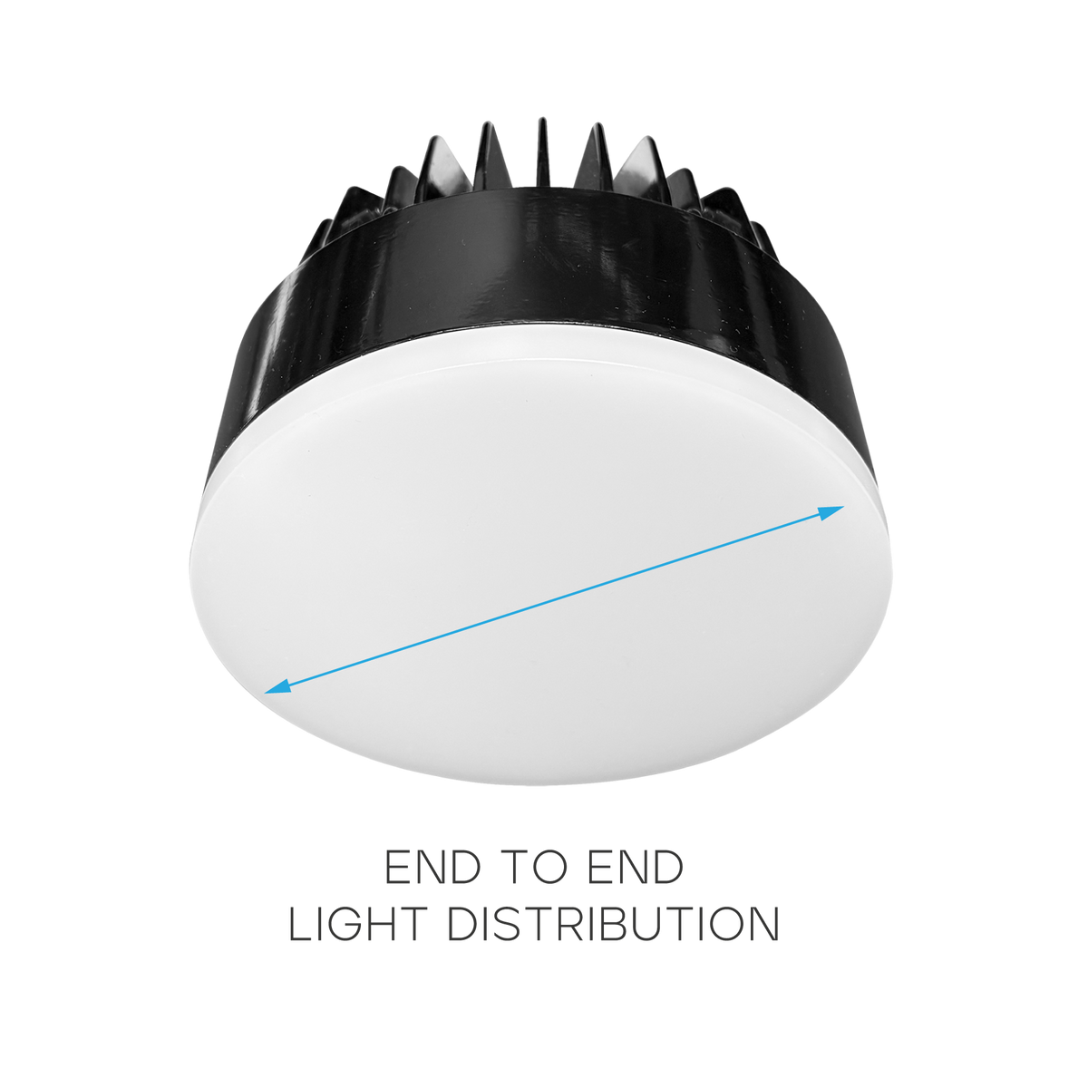 Luxrite LR25438 25W 4" Regressed Trimless Push N' Lock Spotlight - CCT Selectable Universal Voltage/dual Dimming/universal Voltage Round