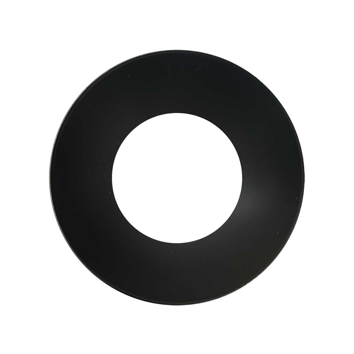 Luxrite LR25444 3" Regressed Trimless Push N' Lock Spotlight Trim Replacement - Black Finish