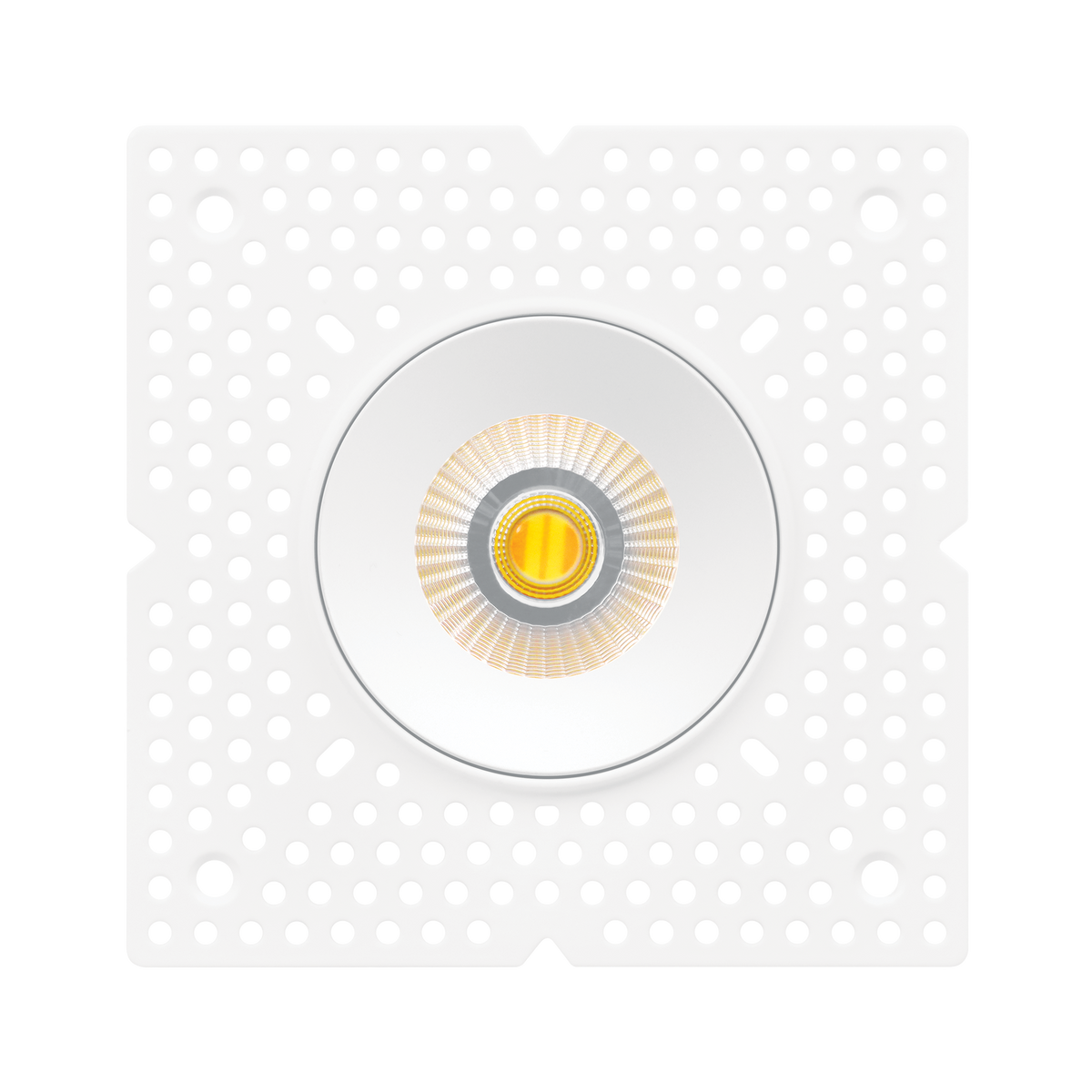 Luxrite LR25445 12W 2" Regressed Trimless Push N' Lock Spotlight - CCT Selectable Dual Dimming/universal Voltage 38º