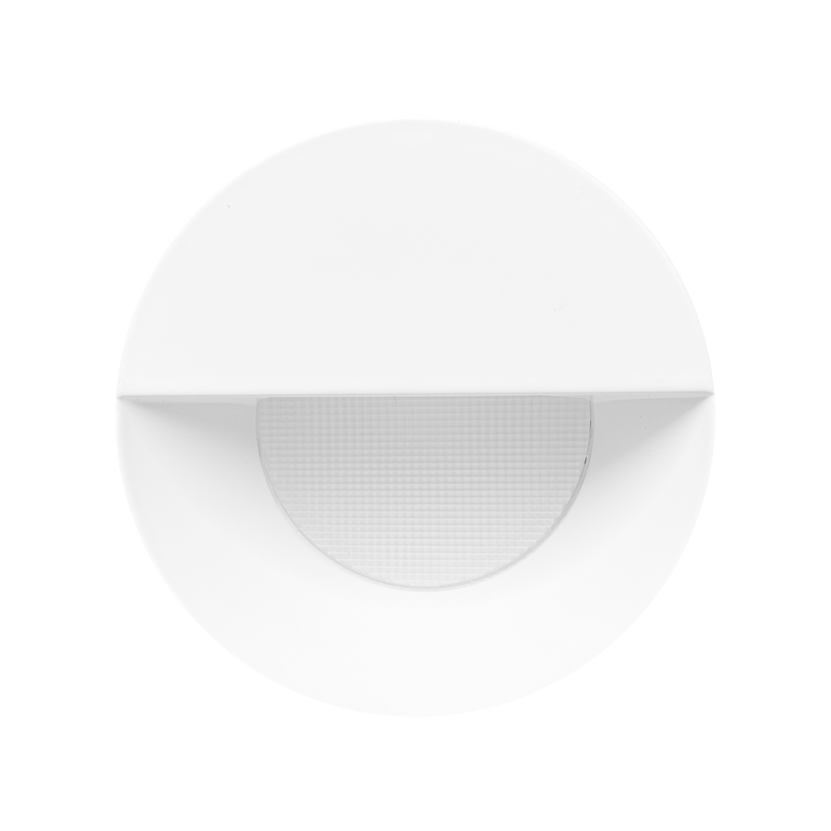 Luxrite LR25448 3" Regressed Trimless Push N' Lock Spotlight Wall Washer Trim - White Finish