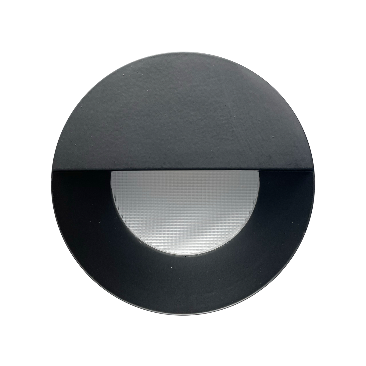 Luxrite LR25449 3" Regressed Trimless Push N' Lock Spotlight Wall Washer Trim - Black Finish