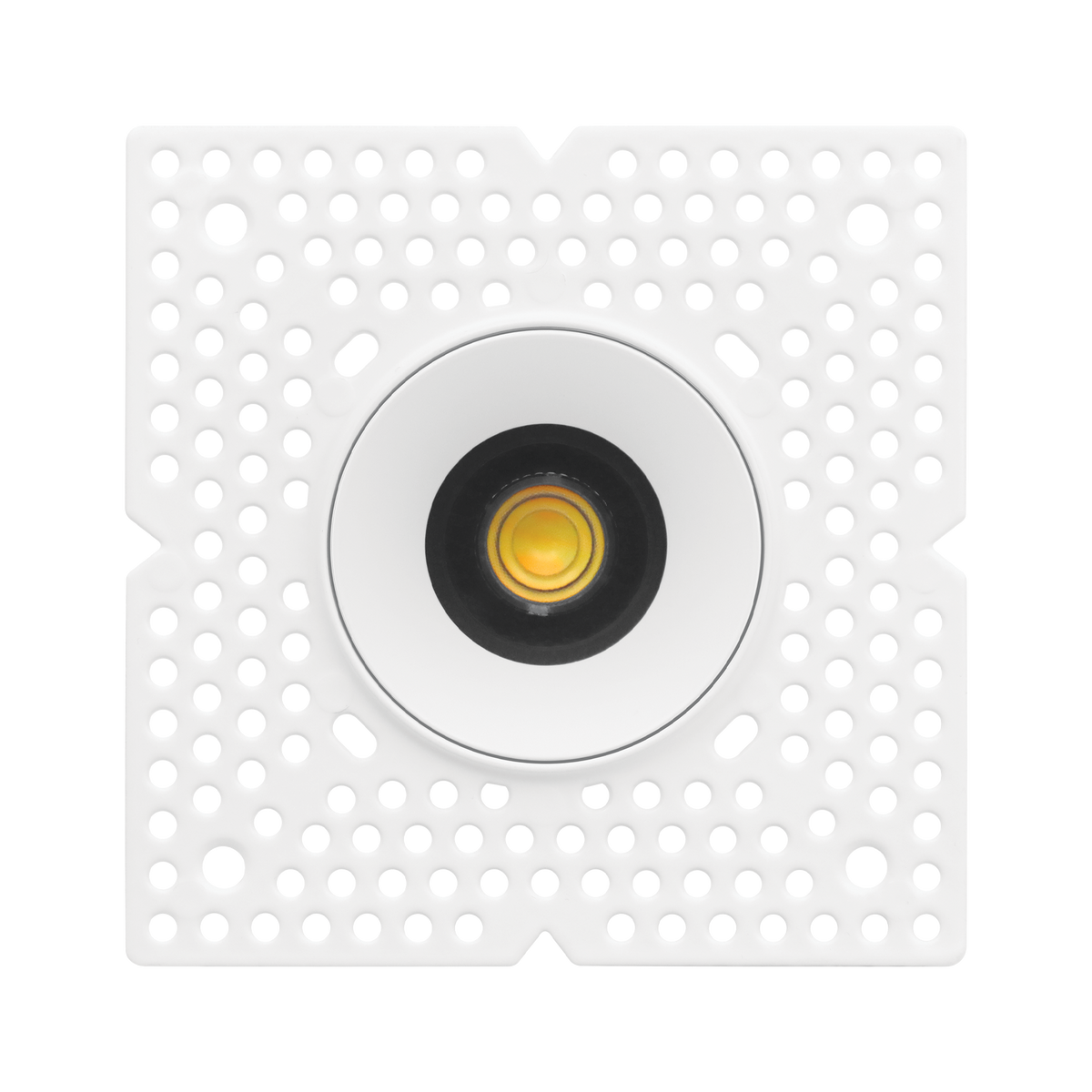 Luxrite LR25453 15W 3" Regressed Trimless Push N' Lock Zoomable Spotlight - CCT Selectable Dual Dimming/universal Voltage