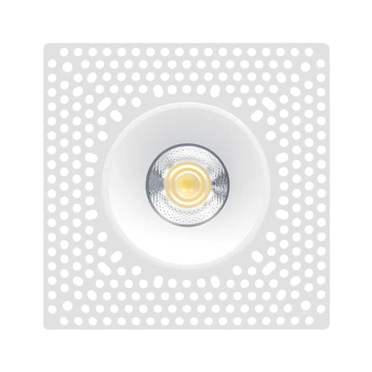 Luxrite LR25455 15W 3" Regressed Trimless Push N' Lock Spotlight - CCT Selectable Dual Dimming/universal Voltage 60º