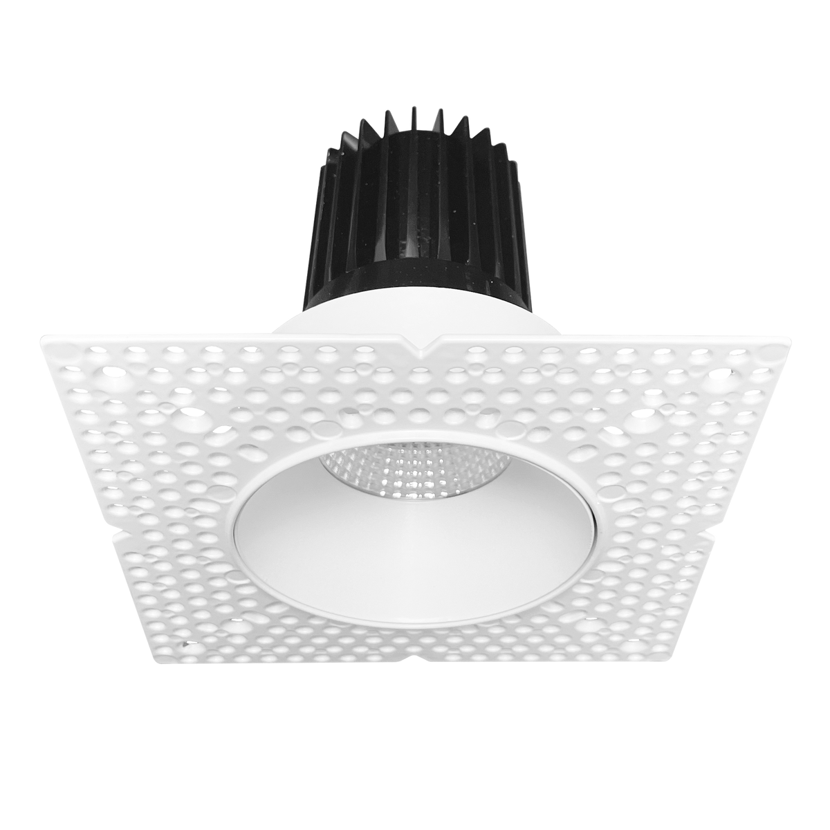 Luxrite LR25455 15W 3" Regressed Trimless Push N' Lock Spotlight - CCT Selectable Dual Dimming/universal Voltage 60º