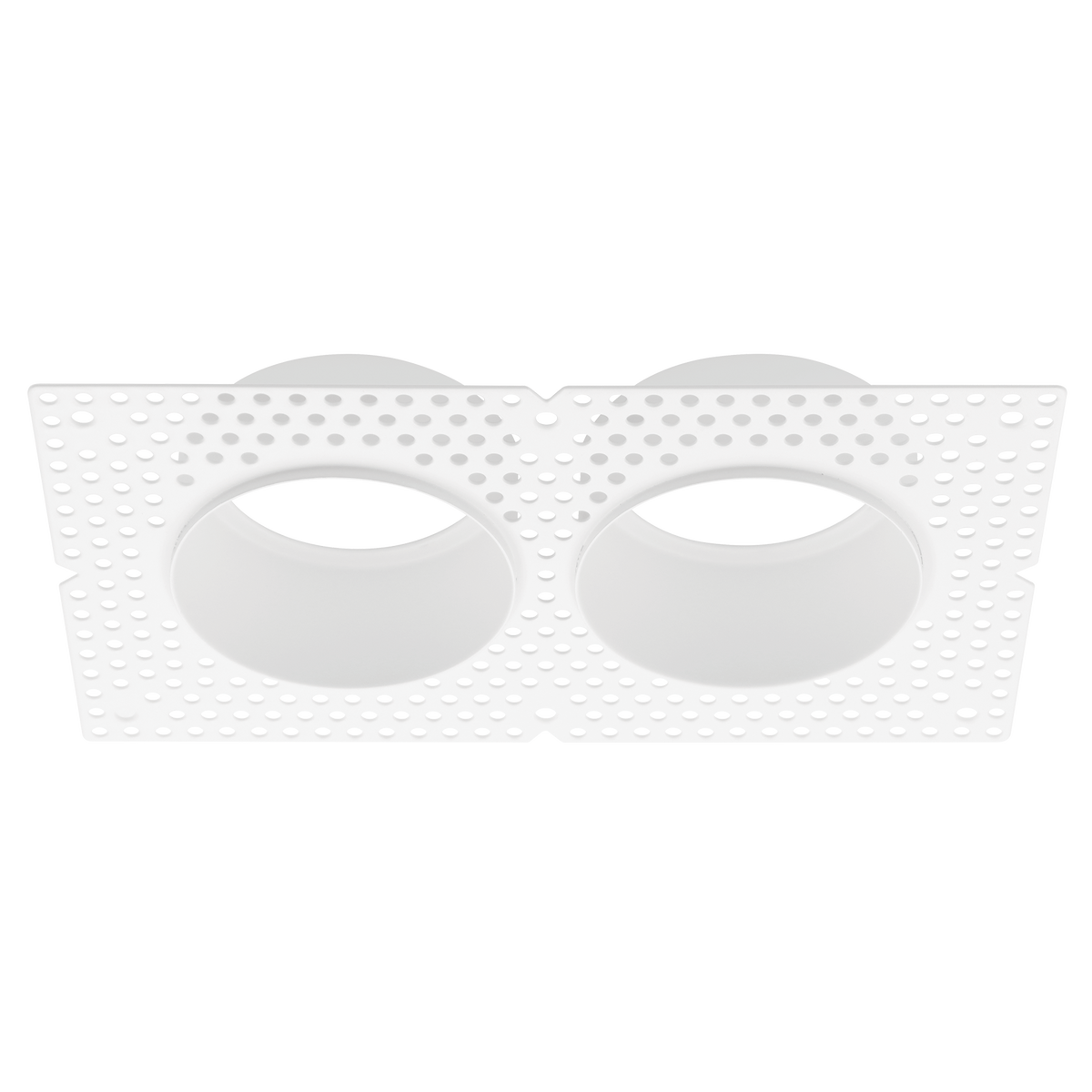 Luxrite LR25457 3" Trimless - 2 Head Plaster Frame