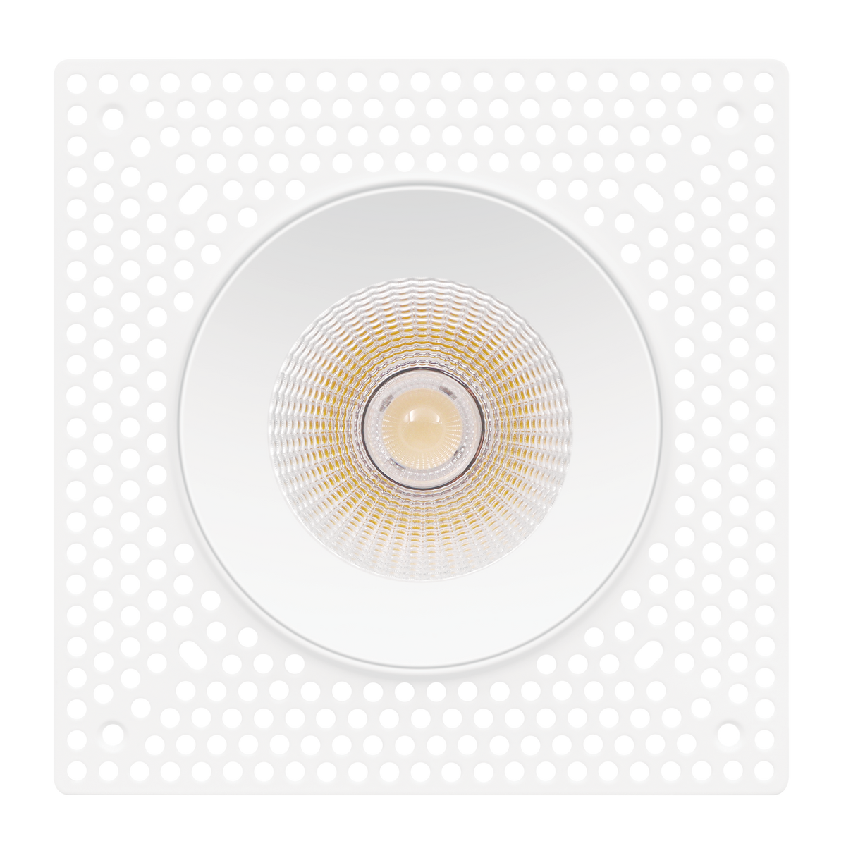 Luxrite LR25460 25W 4" Regressed Trimless Push N' Lock Spotlight - CCT Selectable Dual Dimming/universal Voltage 38º