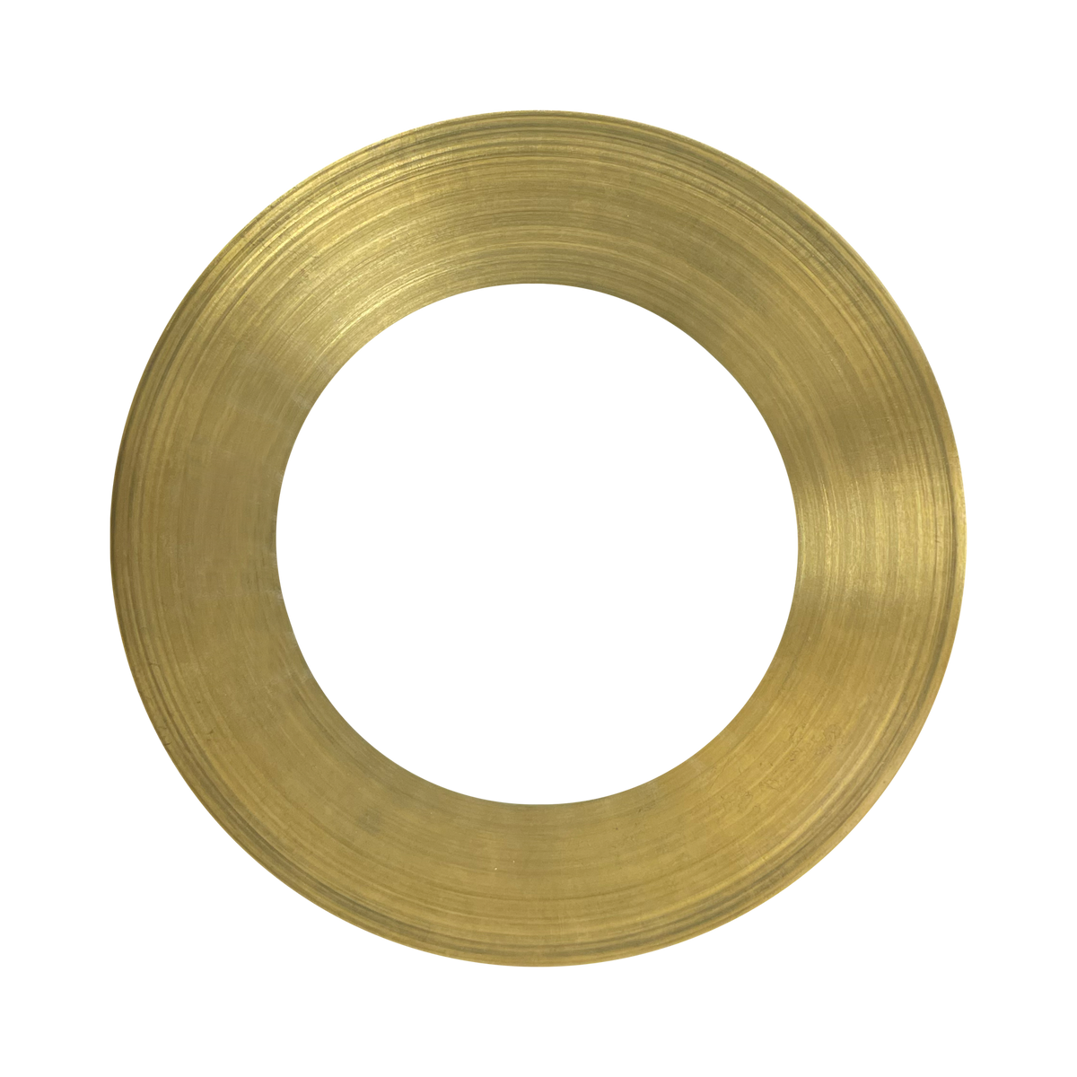 Luxrite LR25464 4" Regressed Trimless Push N' Lock Spotlight Trim Replacement - Brass Finish