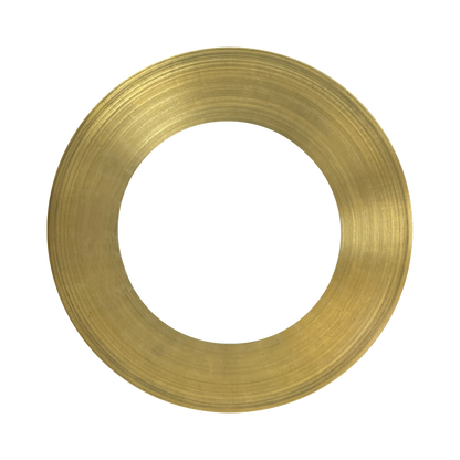 Luxrite LR25464 4" Regressed Trimless Push N' Lock Spotlight Trim Replacement - Brass Finish