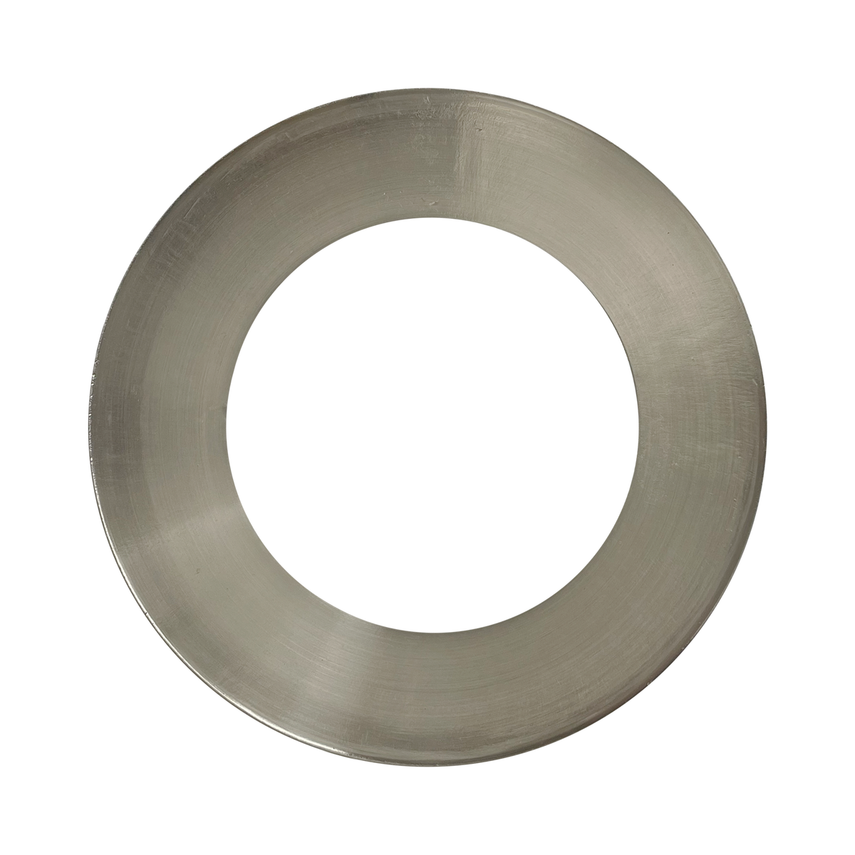Luxrite LR25467 4" Regressed Trimless Push N' Lock Spotlight Trim Replacement - Brushed Nickel