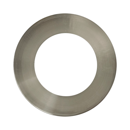 Luxrite LR25467 4" Regressed Trimless Push N' Lock Spotlight Trim Replacement - Brushed Nickel