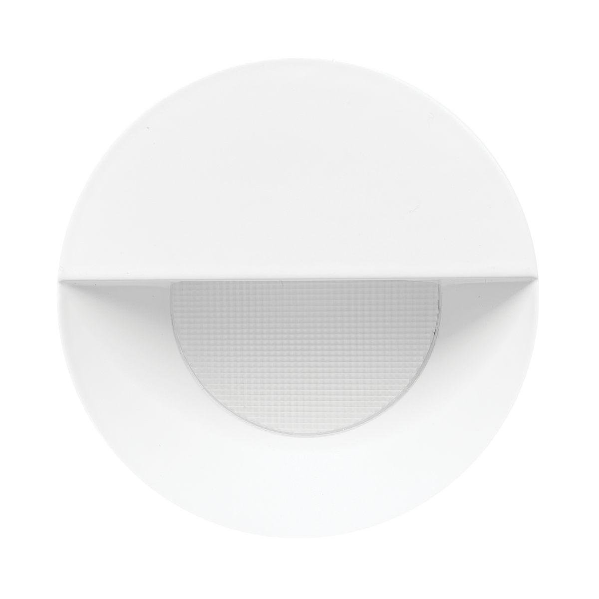 Luxrite LR25468 4" Regressed Trimless Push N' Lock Spotlight Wall Washer Trim - White Finish
