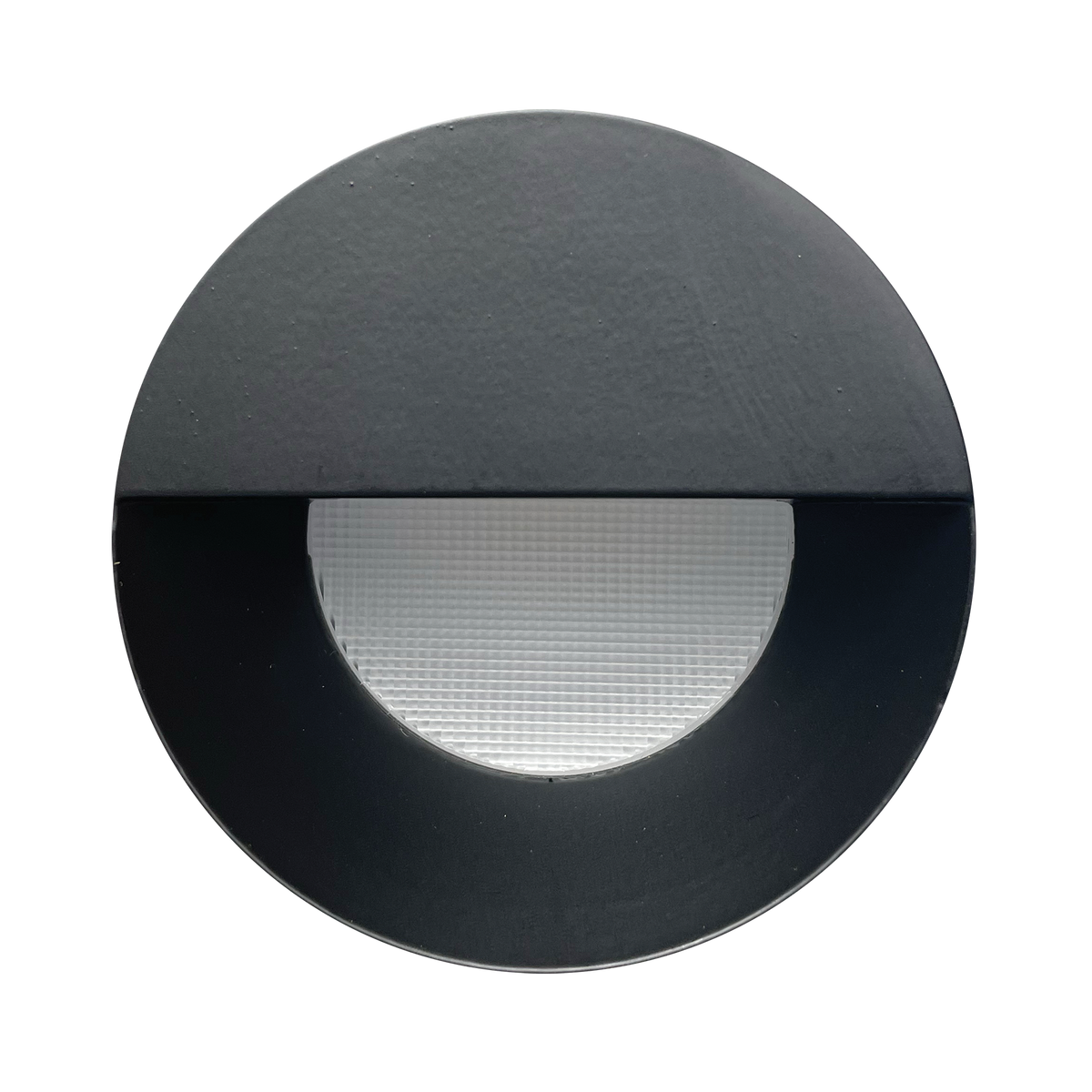 Luxrite LR25469 4" Regressed Trimless Push N' Lock Spotlight Wall Washer Trim - Black Finish