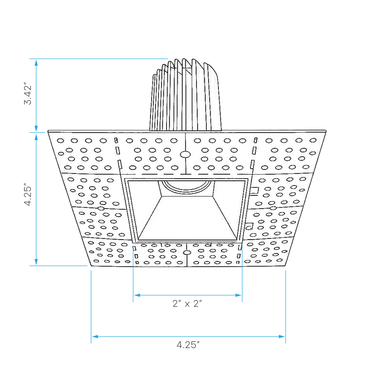 Luxrite LR25470 7W 1" Interlocking Trimless Module - 5CCT Selectable