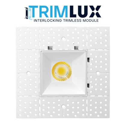Luxrite LR25480 15W 2" Interlocking High Output Trimless Module - 5CCT Selectable