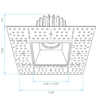 Luxrite LR25485 15W 3" Interlocking Trimless Module - 5CCT Selectable