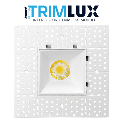 Luxrite LR25490 15W 4" Interlocking Trimless Module - 5CCT Selectable