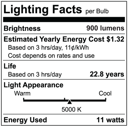 Luxrite LR31614 PAR30 11W 5000K - Short Neck LED Light Bulb