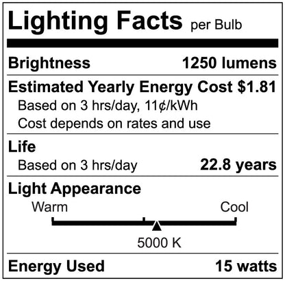 Luxrite LR31619 PAR38 15W 5000K LED Light Bulb