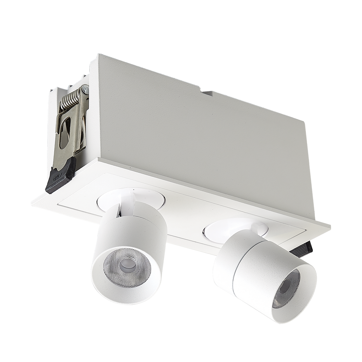 Luxrite LR32074 6W Retractable Multi-light 2 Head - 5CCT Selectable White Finish