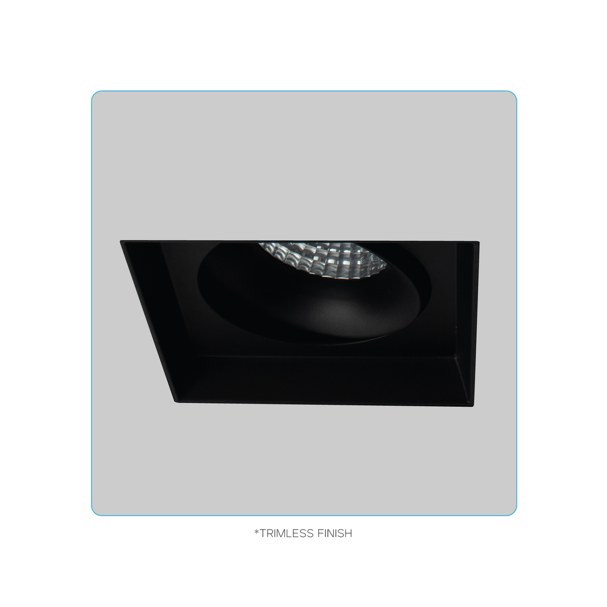 Luxrite LR32201 15W OMNI1 - Single Head Regressed Trimless Gimbal 5CCT Selectable Black Finish - Dual Dimming/universal Voltage