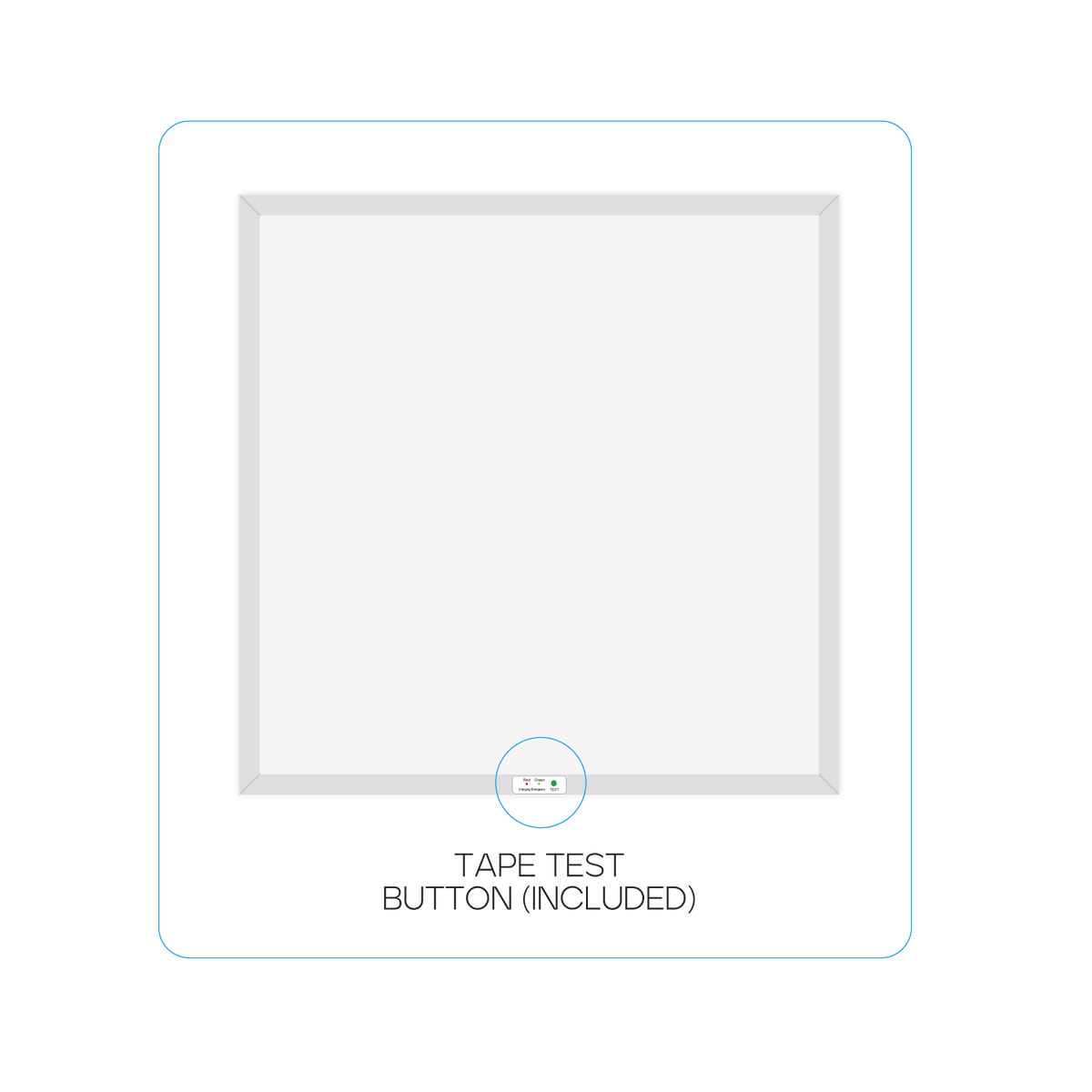 Luxrite LR35132 Backlit Panel Enclosed Emergency Driver 8W AC