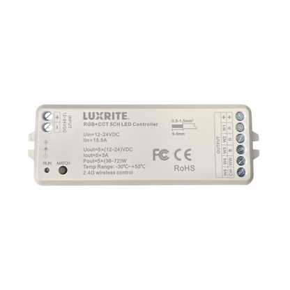 Luxrite LR36170 RGB+WW Tape Light Controller