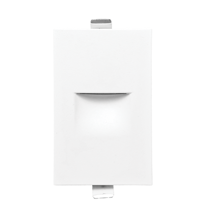 Luxrite LR38005 3W Clip-in Vertical Step-light - 5CCT Selectable White Finish