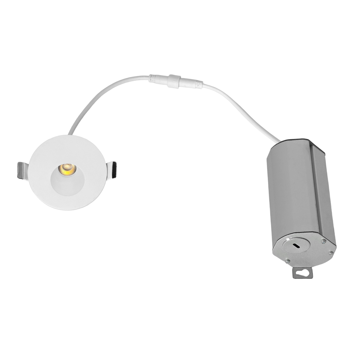 Luxrite LR38020 5W Clip-in Round Step-light - 5CCT Selectable White Finish