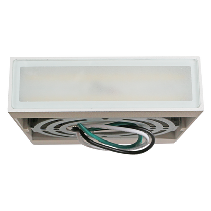 Luxrite LR40310 15W 5" Up/down & CCT Selectable Wall Sconce - White Finish