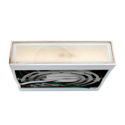 Luxrite LR40311 15W 5" Up/down & CCT Selectable Wall Sconce - Brushed Nickel