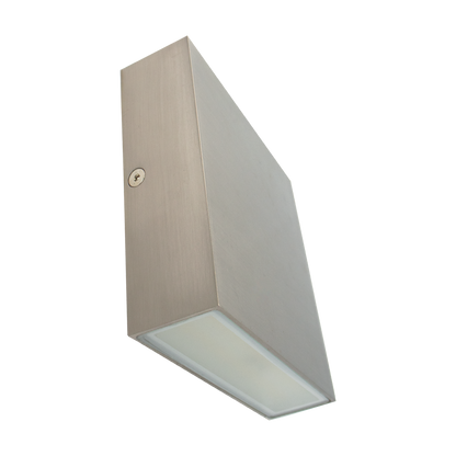 Luxrite LR40311 15W 5" Up/down & CCT Selectable Wall Sconce - Brushed Nickel
