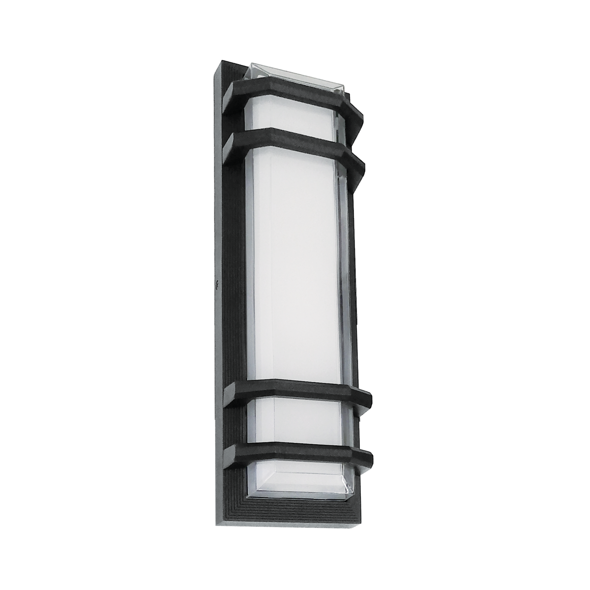 Luxrite LR40315 15W 16" Double Ring Designer Wall Sconce - CCT Selectable