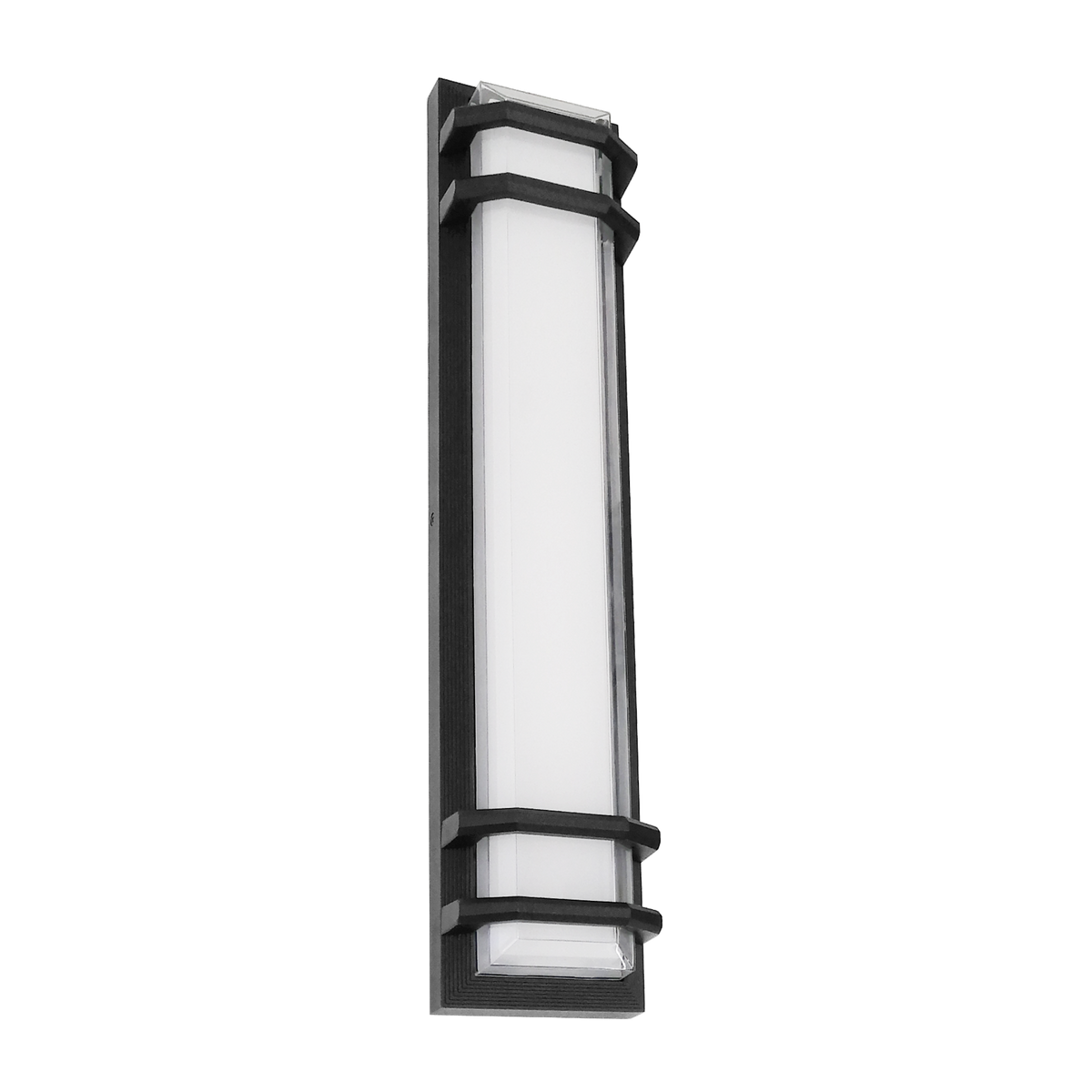 Luxrite LR40317 20W 24" Double Ring Designer Wall Sconce - CCT Selectable
