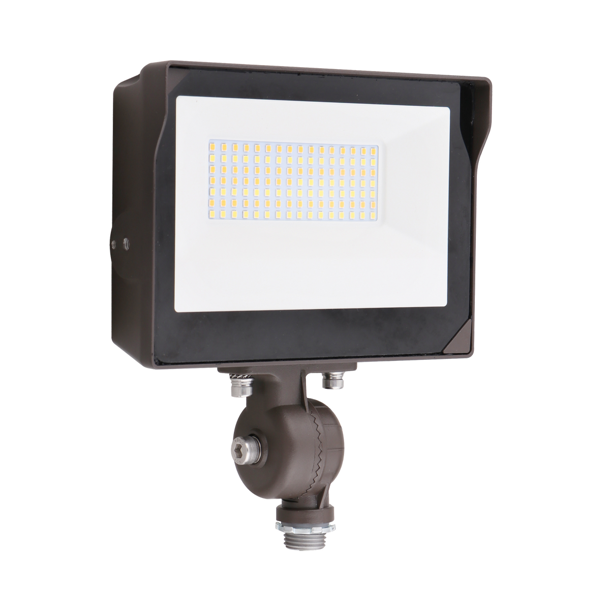 Luxrite LR40370 35W Universal Flood Light Knuckle Mount - CCT & Wattage Selectable