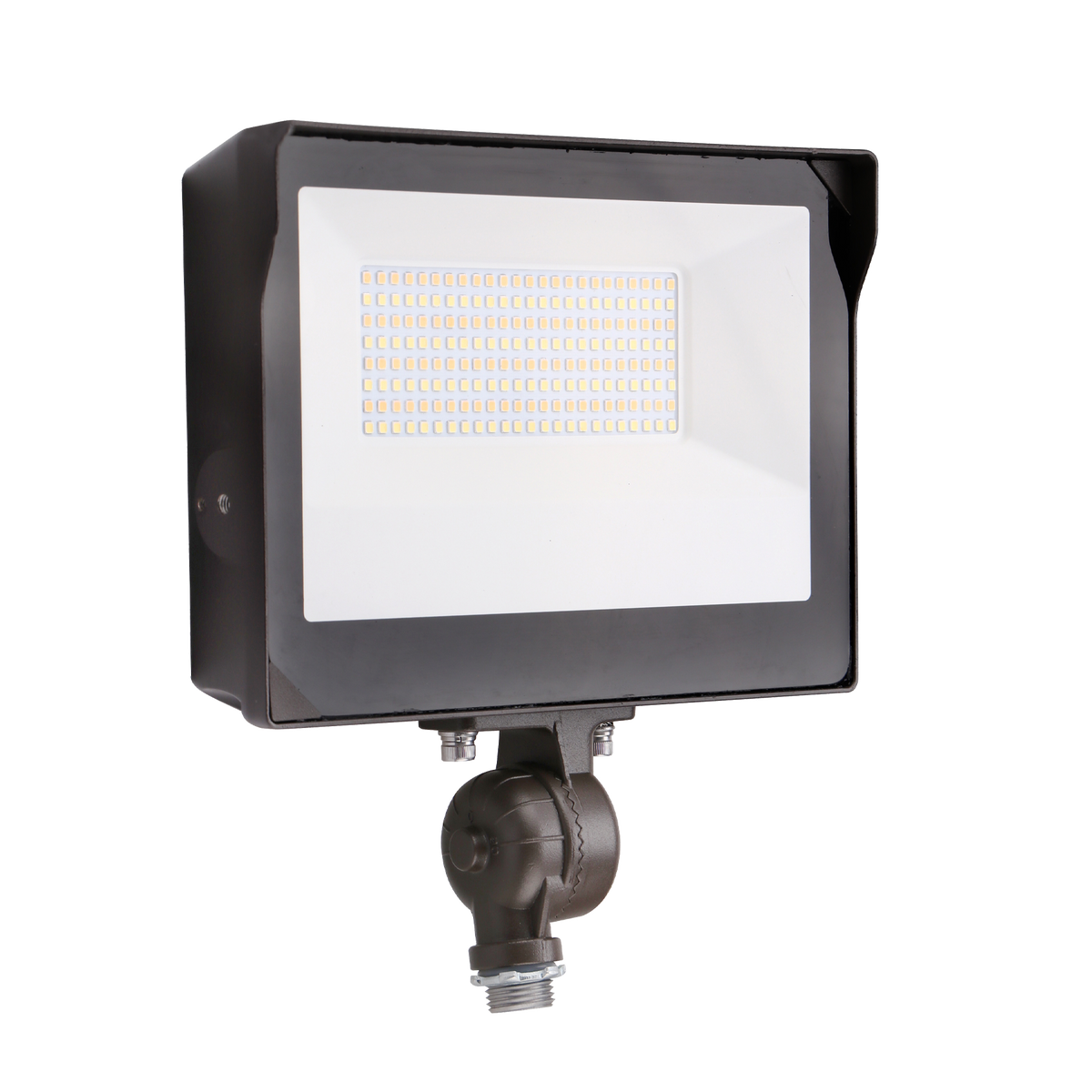 Luxrite LR40372 80W Universal Flood Light Knuckle & Trunion Mount - CCT & Wattage Selectable