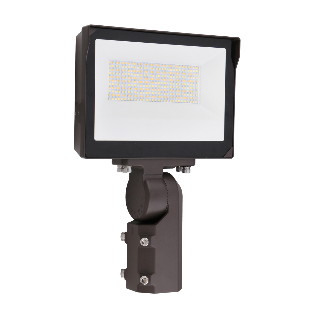 Luxrite LR40375 150W Universal Flood Light Slipfitter & Trunion Mount - CCT & Wattage Selectable