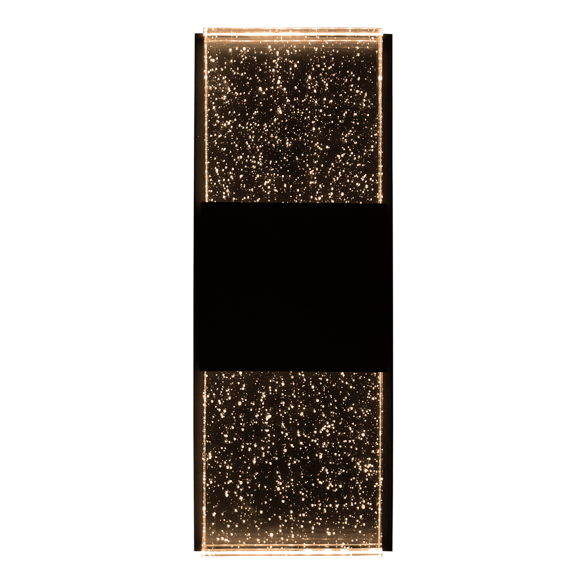 Luxrite LR40392 12W 17" Up + Downlight Bubble Glass Designer Wall Sconce - CCT Selectable
