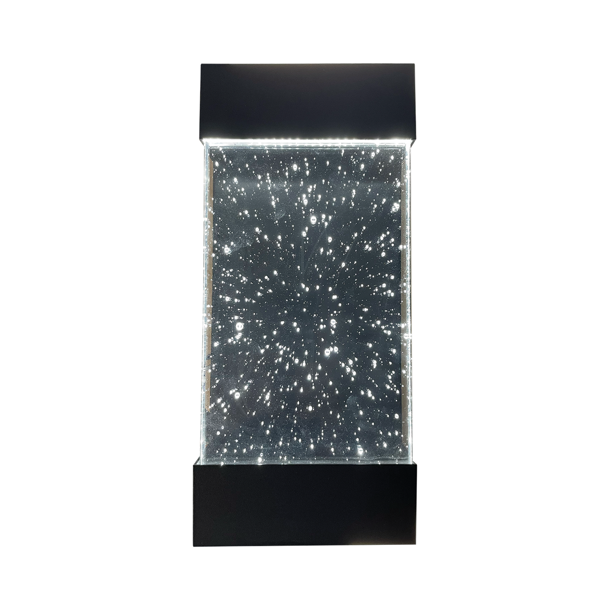 Luxrite LR40395 12W 12" Up + Downlight Bubble Glass Designer Wall Sconce - CCT Select